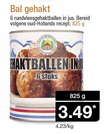 Aanbiedingen Bal gehakt - De Drie Eiken - Geldig van 15/04/2015 tot 21/04/2015 bij Aldi