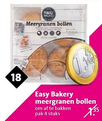 Aanbiedingen Easy bakery meergranen bollen - Easy Bakery - Geldig van 15/04/2015 tot 21/04/2015 bij C1000