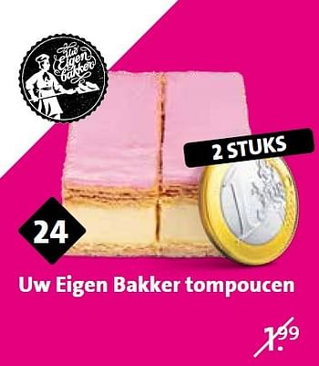 Aanbiedingen Uw eigen bakker tompoucen - Huismerk - C1000 Supermarkten - Geldig van 15/04/2015 tot 21/04/2015 bij C1000