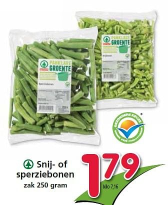 Aanbiedingen Snij- of sperziebonen - Spar - Geldig van 16/04/2015 tot 22/04/2015 bij Attent