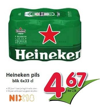 Aanbiedingen Heineken pils - Heineken - Geldig van 16/04/2015 tot 22/04/2015 bij Attent