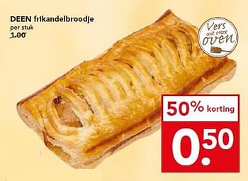 Aanbiedingen Deen frikandelbroodje - Huismerk deen supermarkt - Geldig van 19/04/2015 tot 25/04/2015 bij Deen Supermarkten