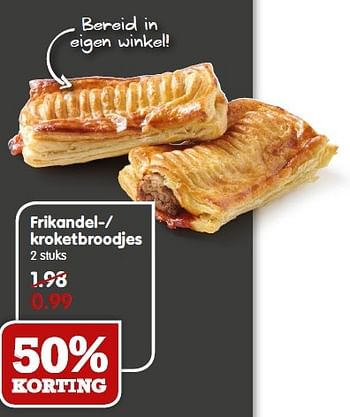 Aanbiedingen Frikandel-- kroketbroodjes - Huismerk - Em-té - Geldig van 19/04/2015 tot 25/04/2015 bij Em-té