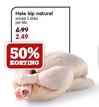 Aanbiedingen Hele kip naturel - Huismerk - Em-té - Geldig van 19/04/2015 tot 25/04/2015 bij Em-té