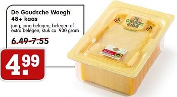 Aanbiedingen De goudsche waegh 48+ kaas - De Goudsche Waegh - Geldig van 19/04/2015 tot 25/04/2015 bij Em-té