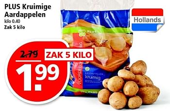 Aanbiedingen Plus kruimige aardappelen - Huismerk - Plus - Geldig van 19/04/2015 tot 25/04/2015 bij Plus