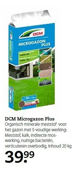 Aanbiedingen Dcm microgazon plus - DCM - Geldig van 13/04/2015 tot 26/04/2015 bij Boerenbond