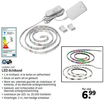 Aanbiedingen Livarno lux led-lichtband - livarnolux - Geldig van 20/04/2015 tot 22/04/2015 bij Lidl