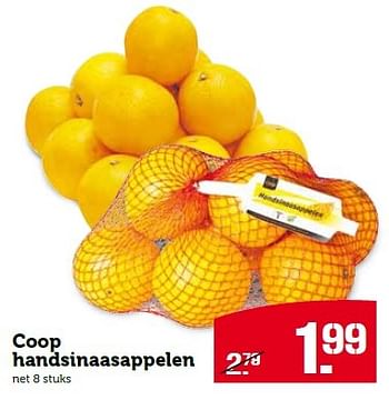 Aanbiedingen Coop handsinaasappelen - Huismerk - Coop - Geldig van 20/04/2015 tot 26/04/2015 bij Coop
