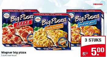 Aanbiedingen Wagner big pizza - Original Wagner - Geldig van 20/04/2015 tot 26/04/2015 bij Coop