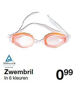 Aanbiedingen Zwembril - Huismerk - Zeeman  - Geldig van 25/04/2015 tot 02/05/2015 bij Zeeman