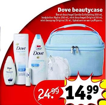 Aanbiedingen Dove beautycase - Dove - Geldig van 21/04/2015 tot 26/04/2015 bij Kruidvat