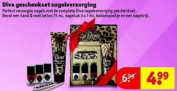 Aanbiedingen Diva geschenkset nagelverzorging - Diva - Geldig van 21/04/2015 tot 26/04/2015 bij Kruidvat