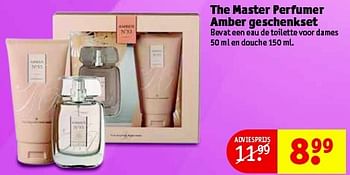 Aanbiedingen The master perfumer amber geschenkset - The Master Perfumer - Geldig van 21/04/2015 tot 26/04/2015 bij Kruidvat