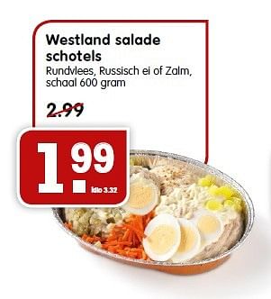 Aanbiedingen Westland salade schotels - westland - Geldig van 26/04/2015 tot 02/05/2015 bij Em-té
