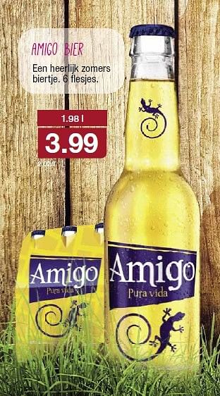 Aanbiedingen Amigo bier een heerlijk zomers biertje - Amigo - Geldig van 22/04/2015 tot 28/04/2015 bij Aldi