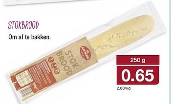 Aanbiedingen Stokbrood om af te bakken - De Afbakker - Geldig van 22/04/2015 tot 28/04/2015 bij Aldi