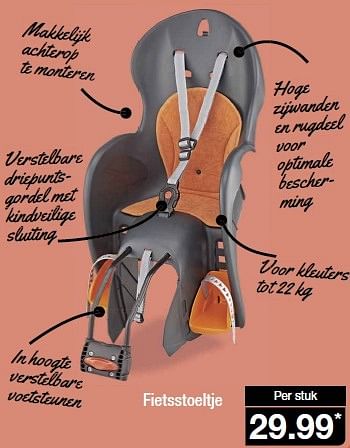 Aanbiedingen Fietsstoeltje - Huismerk - Aldi - Geldig van 22/04/2015 tot 28/04/2015 bij Aldi