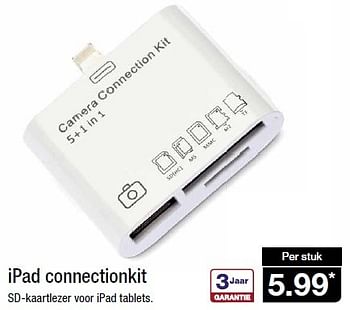 Aanbiedingen Ipad connectionkit - Huismerk - Aldi - Geldig van 22/04/2015 tot 28/04/2015 bij Aldi