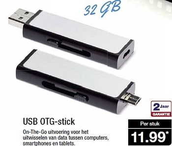 Aanbiedingen Usb otg-stick - Huismerk - Aldi - Geldig van 22/04/2015 tot 28/04/2015 bij Aldi