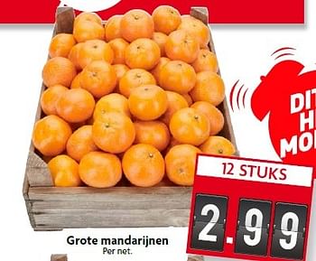 Aanbiedingen Grote mandarijnen - Huismerk - Deka Markt - Geldig van 26/04/2015 tot 02/05/2015 bij Deka Markt