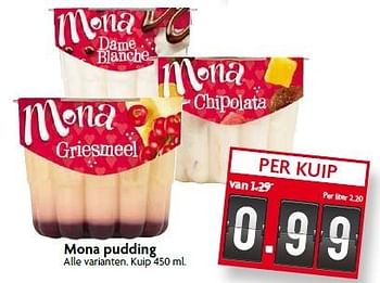 Aanbiedingen Mona pudding - Mona - Geldig van 26/04/2015 tot 02/05/2015 bij Deka Markt
