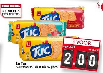 Aanbiedingen Lu tuc - Lu - Geldig van 26/04/2015 tot 02/05/2015 bij Deka Markt