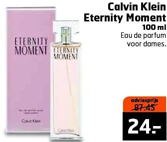 Aanbiedingen Calvin klein eternity moment - Calvin Klein - Geldig van 28/04/2015 tot 02/05/2015 bij Trekpleister