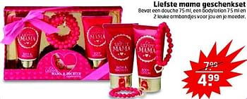 Aanbiedingen Liefste mama geschenkset - Liefste Mama - Geldig van 28/04/2015 tot 02/05/2015 bij Trekpleister