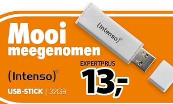 Aanbiedingen Usb-stick 32gb - Intenso - Geldig van 27/04/2015 tot 02/05/2015 bij Expert