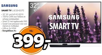 Aanbiedingen Samsung smart tv ue32h5570 - Samsung - Geldig van 27/04/2015 tot 02/05/2015 bij Expert