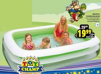 Aanbiedingen Familiezwembad - Intex - Geldig van 02/05/2015 tot 17/05/2015 bij ToyChamp