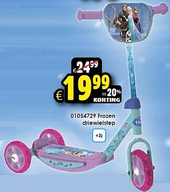 Aanbiedingen Frozen driewielstep - Disney  Frozen - Geldig van 02/05/2015 tot 17/05/2015 bij ToyChamp