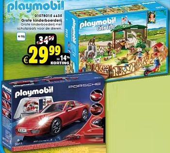 Aanbiedingen Grote kinderboerderij - Playmobil - Geldig van 02/05/2015 tot 17/05/2015 bij ToyChamp