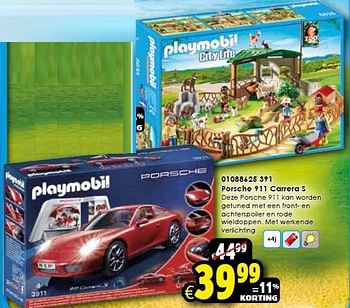 Aanbiedingen Porsche 911 carrera s - Playmobil - Geldig van 02/05/2015 tot 17/05/2015 bij ToyChamp