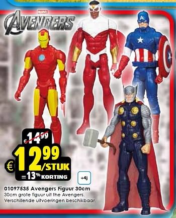 Aanbiedingen Avengers figuur 30cm - Avengers - Geldig van 02/05/2015 tot 17/05/2015 bij ToyChamp