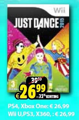 Aanbiedingen Just dance 2015 xbox one - Ubisoft - Geldig van 02/05/2015 tot 17/05/2015 bij ToyChamp