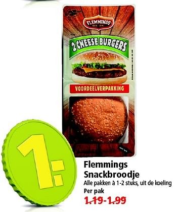Aanbiedingen Flemmings snackbroodje - Flemming's - Geldig van 26/04/2015 tot 02/05/2015 bij Plus