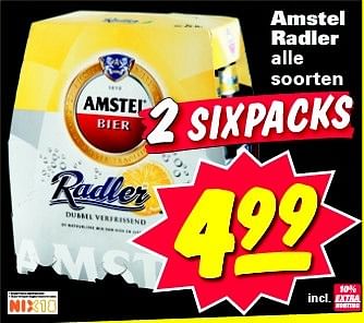 Aanbiedingen Amstel radler - Amstel - Geldig van 27/04/2015 tot 03/05/2015 bij Nettorama