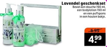 Aanbiedingen Lavendel geschenkset - Lavendel - Geldig van 21/04/2015 tot 03/05/2015 bij Trekpleister