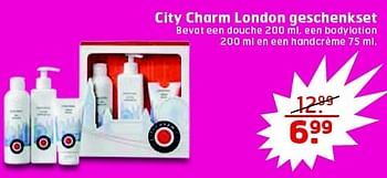 Aanbiedingen City charm london geschenkset - London - Geldig van 21/04/2015 tot 03/05/2015 bij Trekpleister