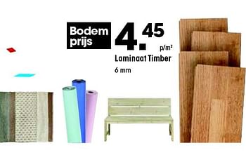 Aanbiedingen Laminaat timber - Huismerk - Kwantum - Geldig van 27/04/2015 tot 03/05/2015 bij Kwantum