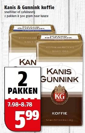 Aanbiedingen Kanis + gunnink koffie - Kanis Gunnink - Geldig van 27/04/2015 tot 03/05/2015 bij Poiesz
