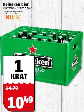Aanbiedingen Heineken bier - Heineken - Geldig van 27/04/2015 tot 03/05/2015 bij Poiesz