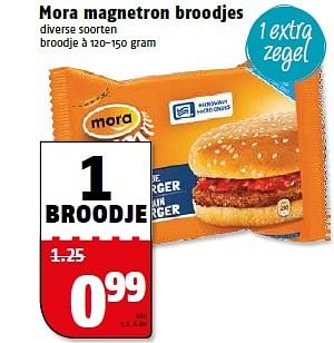 Aanbiedingen Mora magnetron broodjes - Mora - Geldig van 27/04/2015 tot 03/05/2015 bij Poiesz