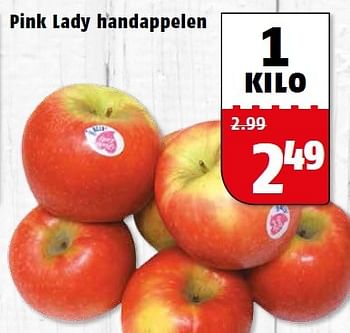 Aanbiedingen Pink lady handappelen - Huismerk Poiesz - Geldig van 27/04/2015 tot 03/05/2015 bij Poiesz