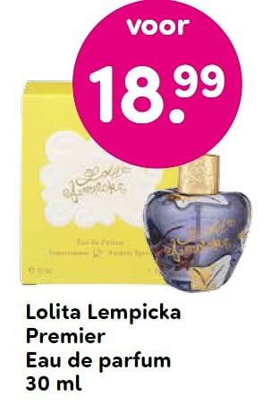 Aanbiedingen Lolita lempicka premier eau de parfum - Lolita - Geldig van 20/04/2015 tot 03/05/2015 bij da