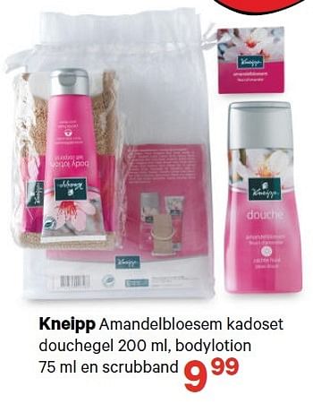 Aanbiedingen Kneipp amandelbloesem kadoset douchegel - Kneipp - Geldig van 20/04/2015 tot 03/05/2015 bij Etos