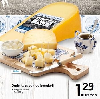 Aanbiedingen Oude kaas van de boerderij - Huismerk - Lidl - Geldig van 27/04/2015 tot 03/05/2015 bij Lidl