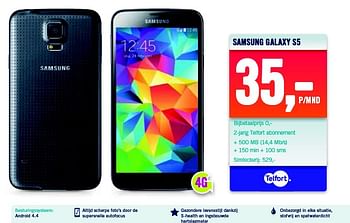 Aanbiedingen Samsung galaxy s5 - Samsung - Geldig van 27/04/2015 tot 03/05/2015 bij The Phone House